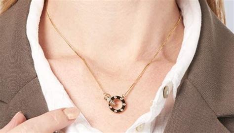 cartier circle necklace dupe